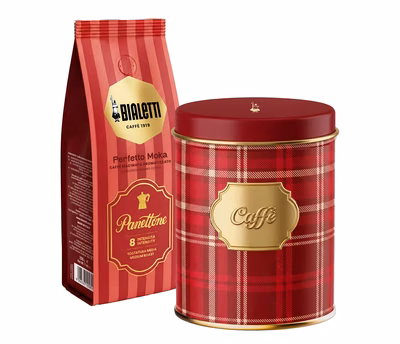 Immagine di Caffè macinato Perfetto Moka aromatizzato al Panettone in barattolo da 200 g