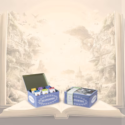 Immagine di Latta regalo tisane e tè 30 filtri assortiti