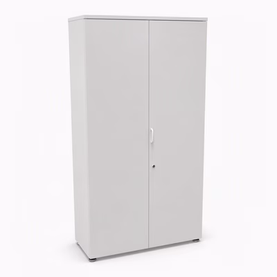 Immagine di Armadio alto ACTIU PRISMA 100x42x185h cm 2 ante con serratura colore bianco