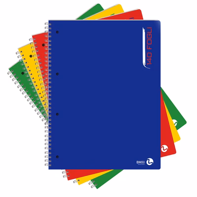 Immagine di Blocco notes COLOR SPIRALE A4 g80 1R ff 140