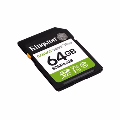 Immagine di Memory Card secure digital xc 64GB KINGSTON SDXC Canvas Select Plus Gen3 64GB SDS3/64GB
