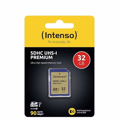 Immagine di Memory Card sdxc/sdhc 32GB INTENSO SD UHS-I PREMIUM 32GB 3421480