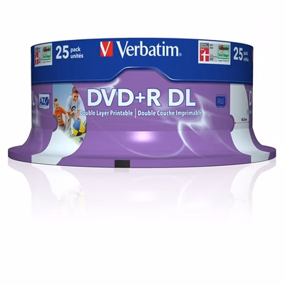 Immagine di Spindle 25 dvd+r d.layer 8.5gb 8x