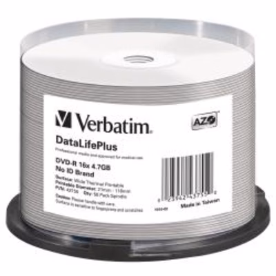 Immagine di Spindle 50 dvd-r thermal white