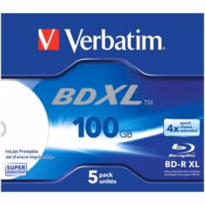 Immagine di Blu ray xl - 100 gb - 5pz s