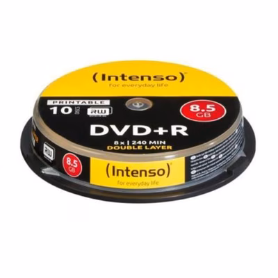 Immagine di Dvd+r 8.5gb 8x spindle 10pz.printab