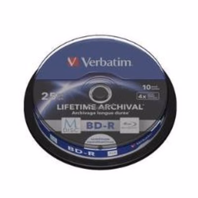 Immagine di M-disc bd-r -25gb-4x spindle 10