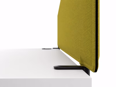 Immagine di Coppia morsetti ARTEXPORT MOOD per pannello frontale H40 cm scrivania singola, colore nero opaco