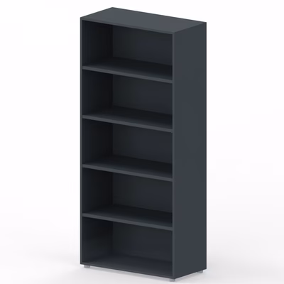Immagine di Libreria alta a giorno ARTEXPORT RAW 90x46x200H cm colore antracite.