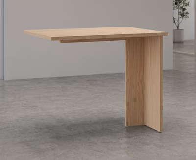 Immagine di Allungo fianco legno EASYSPACE cm 80X60x72 rovere chiaro