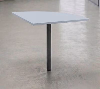 Immagine di Raccordo EASYSPACE 90° + gamba cm 80x80x72 antracite/grigio