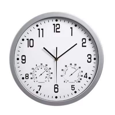 Immagine di Orologio weather station bianco