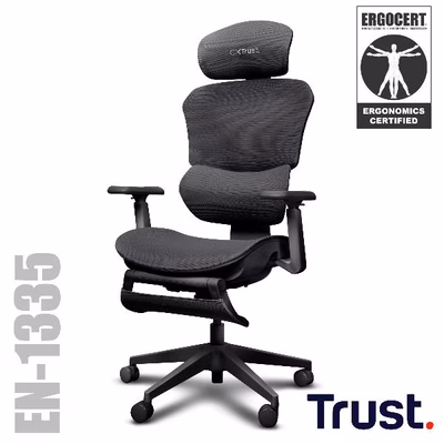 Immagine di Gxt725 rivara mesh gaming chair blk