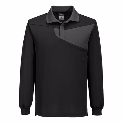 Immagine di Polo maniche lunghe pw2 cotton comfort hi-vis PORTWEST PW218 taglia L