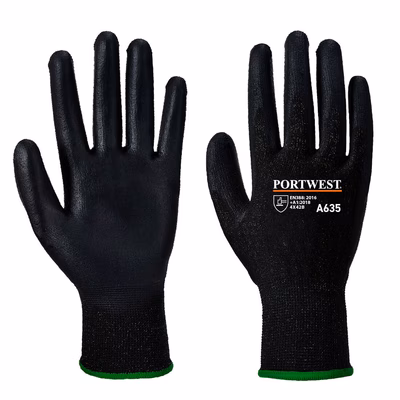 Immagine di Guanti eco-cut PORTWEST A635 colore nero taglia S - paio