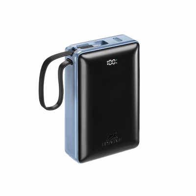 Immagine di Power bank da 20.000 mAh con ricarica rapida Power Delivery fino a 65 W, ideale anche per notebook