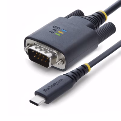 Immagine di Cavo Adattatore Seriale StarTech.com USBC a RS232 DB9 (1P6FFCUSBCSERIAL)
