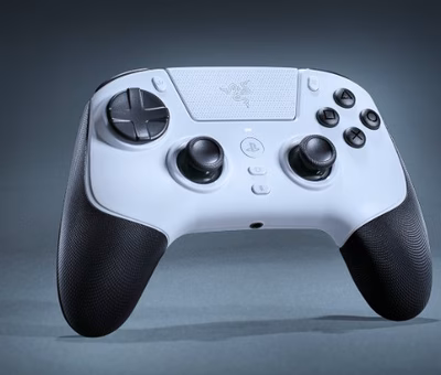 Immagine di Controller wireless Razer Raiju V3 Pro White esports per PS5 e PC