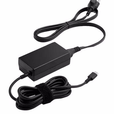 Immagine di Alimentatore USBC HP GaN 65W compatto con ricarica rapida universale