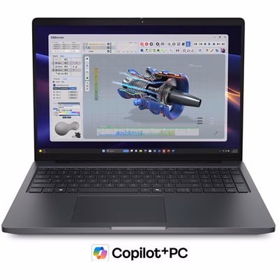 Immagine di Workstation mobile DELL Pro Precision 5 16S da 16" con Windows 11 Pro- senza alimenta 1NPP6