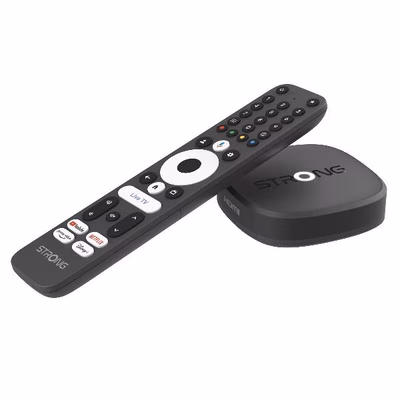 Immagine di Tv box strong leap-s4 4K uhd con google tv, wifi 6 e dolby vision