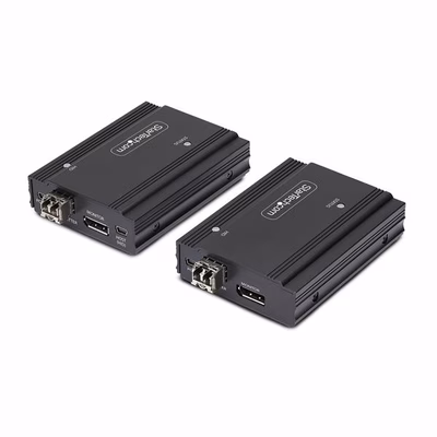 Immagine di Extender kvm startech displayport 4K su fibra ottica fino a 300 m