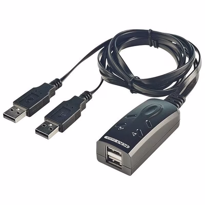 Immagine di Switch km lindy USB 2 porte per condividere tastiera e mouse tra 2 pc