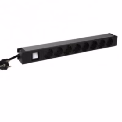 Immagine di Multipresa rack LEGRAND 19" con 8 prese bipasso e interruttore luminoso