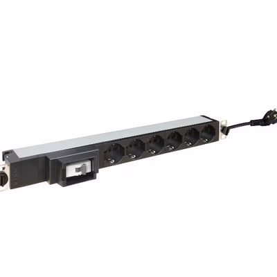 Immagine di PDU rack LEGRAND 19" monofase 16A con 6 prese P40+L+S per armadi IT