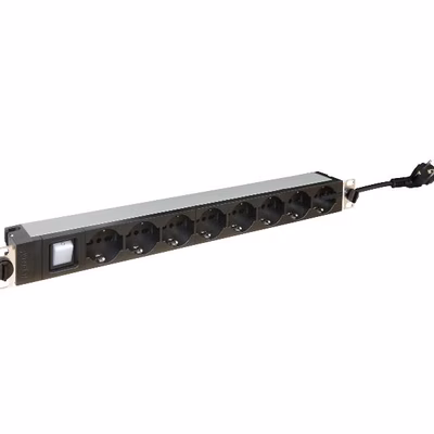 Immagine di PDU rack LEGRAND 19" monofase 16A con 8 prese Schuko per armadi IT