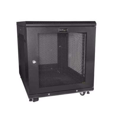 Immagine di Armadio server rack STARTECH 12U con ruote e profondità regolabile