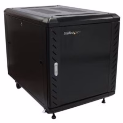 Immagine di Armadio rack server STARTECH 12U 36" con ruote e porta in vetro