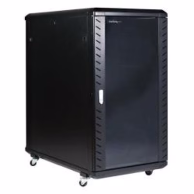 Immagine di Armadio server STARTECH 22U da 36" con ruote e porta in vetro