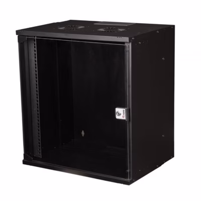 Immagine di Armadio rack 12U EQUIP 540x400 mm nero per reti e cablaggio strutturato