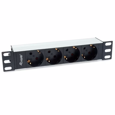 Immagine di Power Distribution Unit EQUIP 333311 10" con 4 prese Schuko per armadi rack copatti