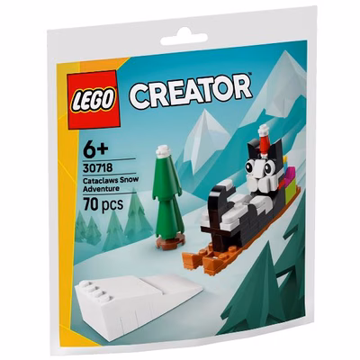 Immagine di Costruzioni LEGO Avventura sulla neve di Claus il gatto 30718