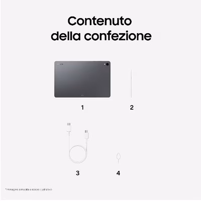 Immagine di Tablet 12,6" android 12 gb SAMSUNG GALAXY TAB S12+ 5G 12+256GB ENTERPRISE EDITION SM-X846BZAREEB