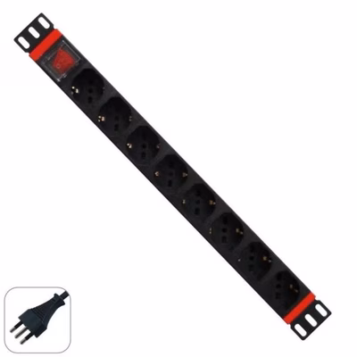 Immagine di Multipresa rack WP EUROPE 1u 8 prese universali