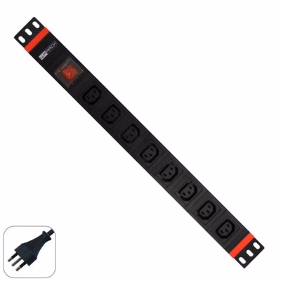 Immagine di Multipresa rack WP EUROPE 1u 8 prese iec c13 vd