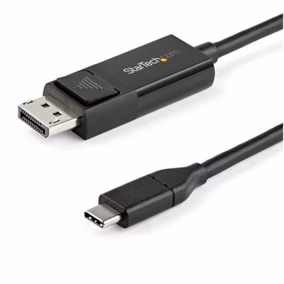 Immagine di Cavo adattatore startech da USB-C a displayport 1 m, video ad alta definizione