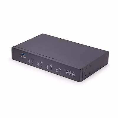 Immagine di Switch KM STARTECH P4A20132-SWITCH USB 3.2 4 porte con mouse roaming