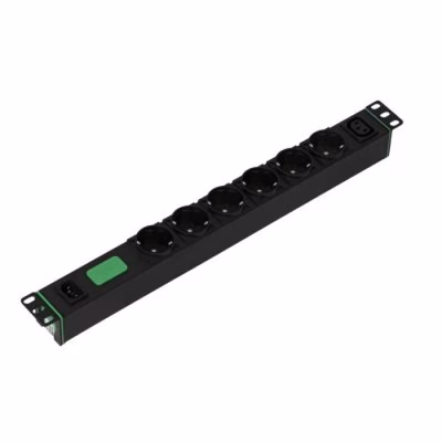 Immagine di PDU APC EasyPDU 1U 10A 230V con 6 prese Schuko e 1 presa C13