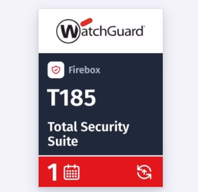 Immagine di Rinnovo watchguard total security suite 1 anno per firebox t185