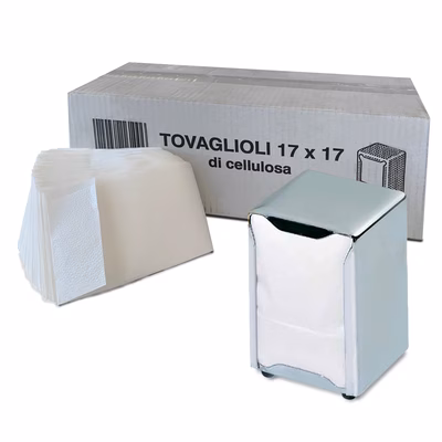 Immagine di Tovaglioli bar 1 velo cm 17x17 3000 pezzi