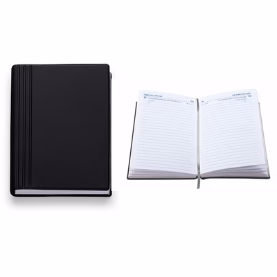 Immagine di Agenda Flexy Tam gommato giornaliera 9x13 nero 40+
