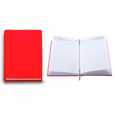 Immagine di Agenda Flexy Tam gommato giornaliera 9x13 rosso 40+