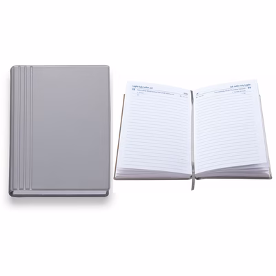 Immagine di Agenda Flexy Tam gommato giornaliera 9x13 grigio 40+