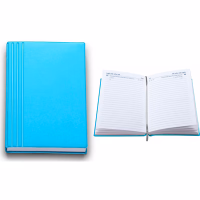 Immagine di Agenda Flexy Tam gommato giornaliera 9x13 celeste 40+