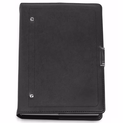 Immagine di Agenda in similpelle con clip giornaliera 15x21 nero 30+
