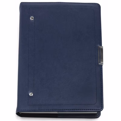 Immagine di Agenda in similpelle con clip giornaliera 15x21 blu 30+